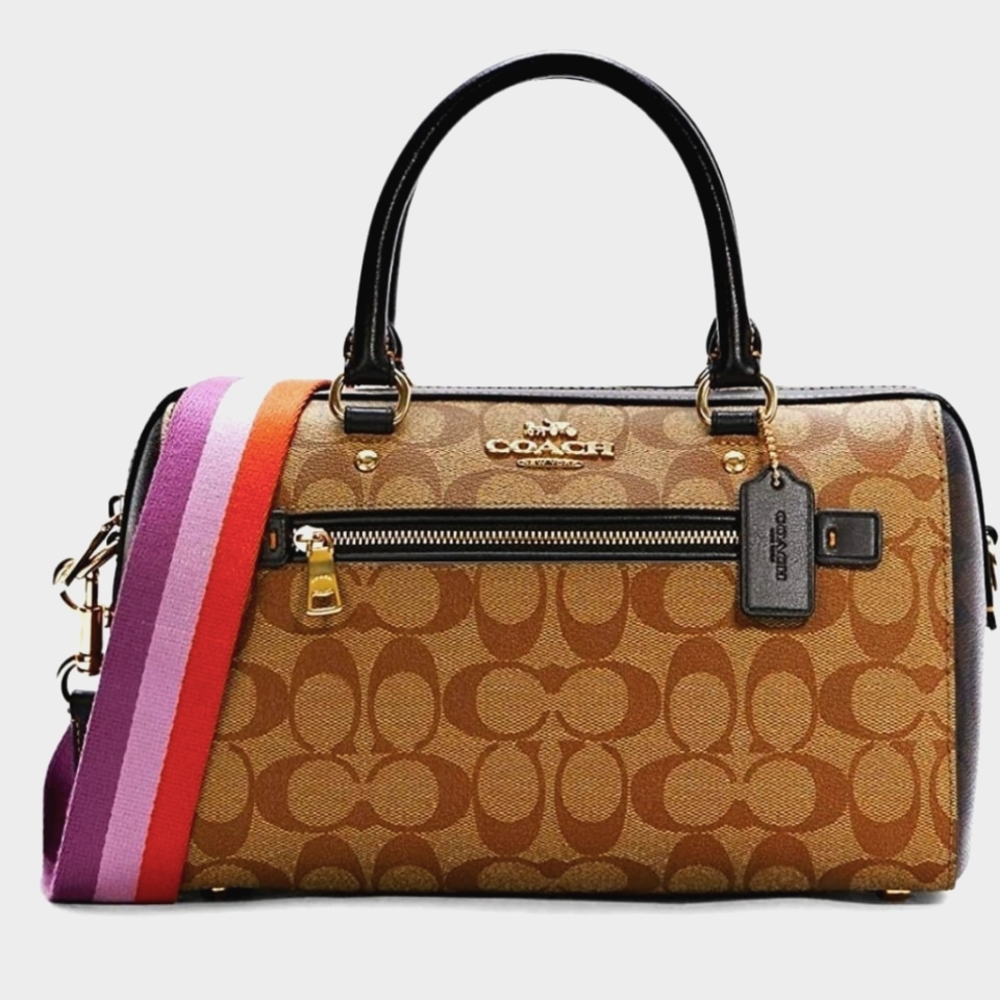 Coach Rowan Satchel in Signature Canvas